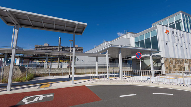 JR東海道本線「天竜川駅」駅前広場の事例