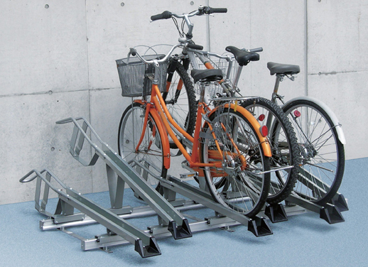 積水樹脂の自転車置場サイクルシェルター用のサイクルラック