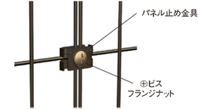 パネル止め金具