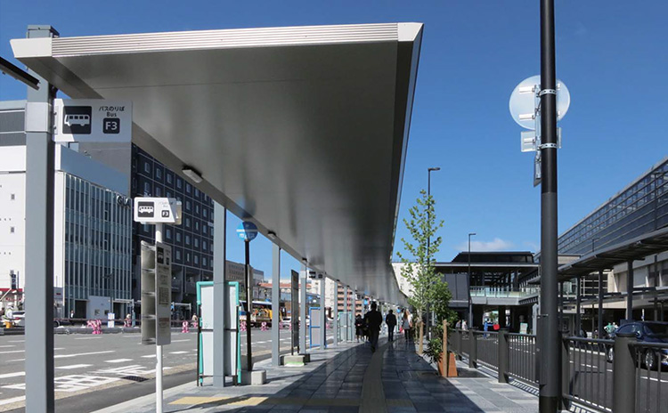都市空間の通路整備に最適なTSシリーズFTS通路シェルター