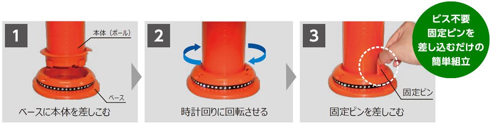 楽ギフ_のし宛書】 積水 車線分離標 ポールコーンCITY R 一本脚 M16 PCCTR-100RW-F 赤 PCCTR100RWFTT5  3688586